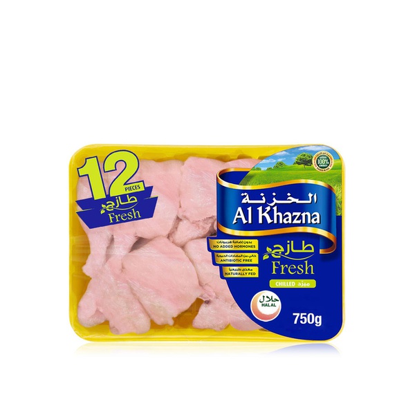 Buy Al Khazna fresh skinless chicken cuts 12x 750g in UAE