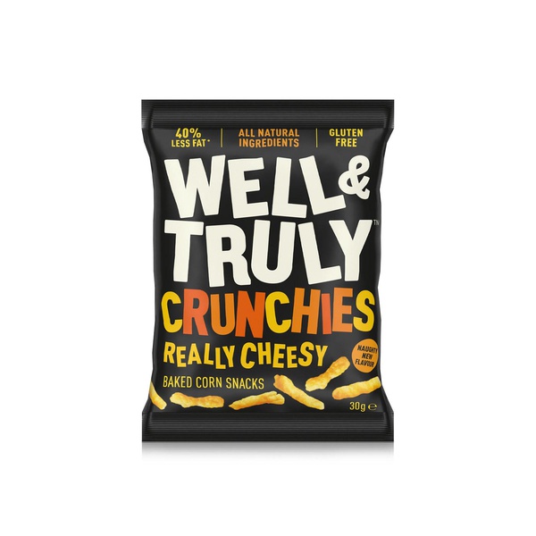 Well & Truly Really Cheesy Crunchies 30g