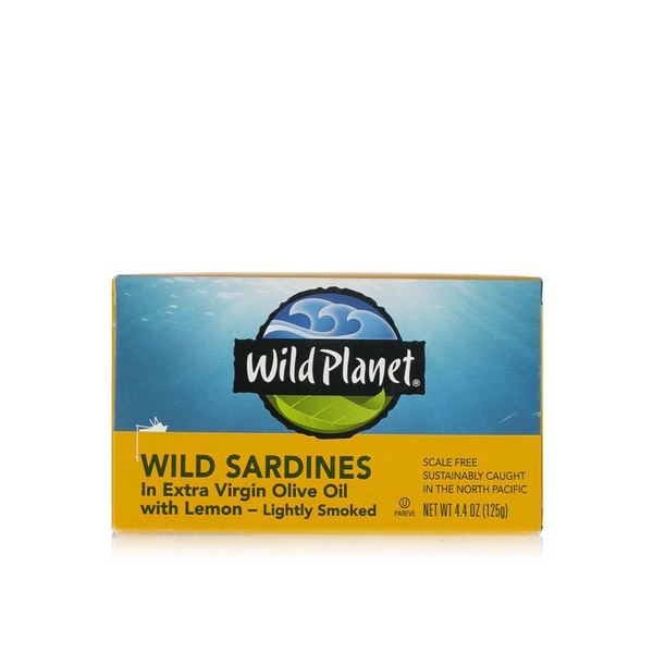اشتري Wild Planet wild sardines in olive oil with lemon 125g في الامارات