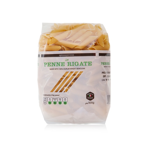 Buy Spinneysfood penne rigate 500g in UAE