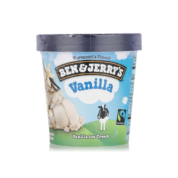 اشتري Ben & Jerrys vanilla ice cream 473ml في الامارات