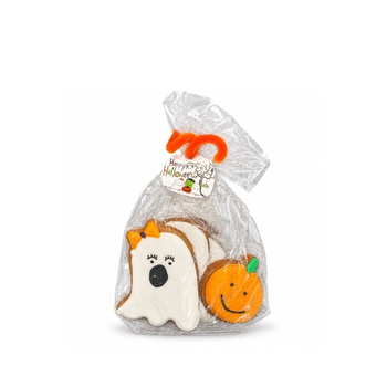 Lime Tree Cafe Halloween Ghost Friends & Pumpkin Cookies x 3