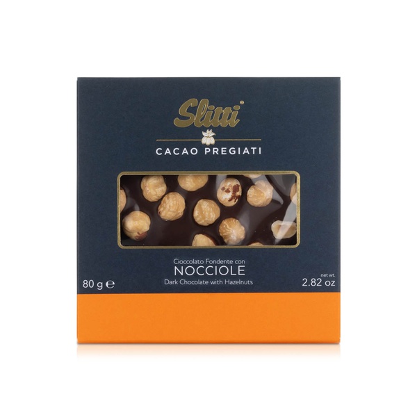 Slitti Dark Chocolate Tortina with Hazelnuts 80g