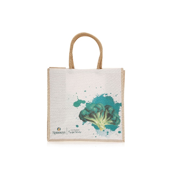 Spinneys Juco Bags Broccoli Print 42 x 40x 21cm
