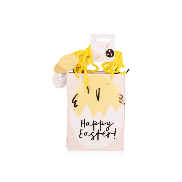 Hootyballoo Happy Easter Chick Gift Bag 5 Pack