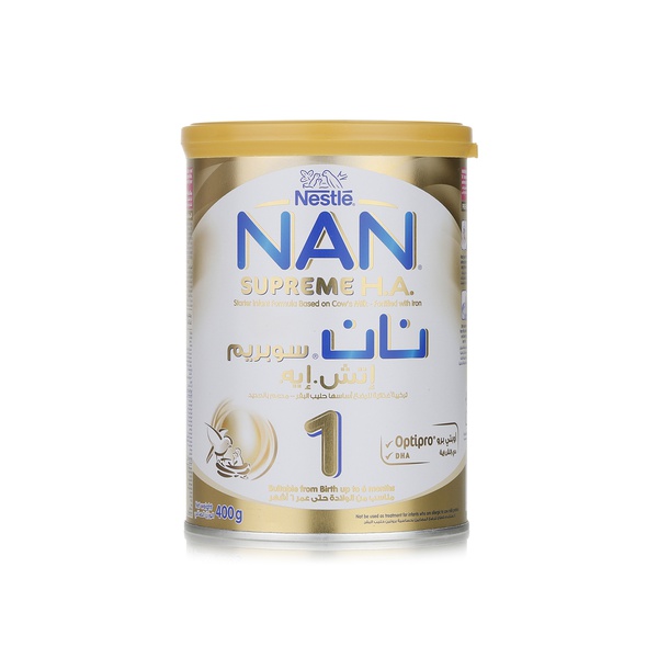 Buy Nestle NAN hypoallergenic (HA) supreme infant formula 1 400g in UAE