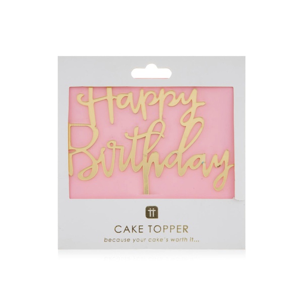 Talking Tables Rose Gold Cake Topper