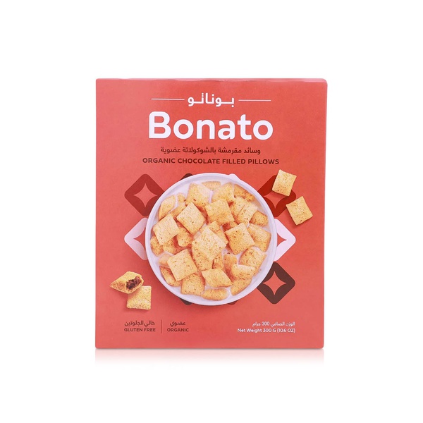 Bonato Organic Chocolate Filled Pillows 300g