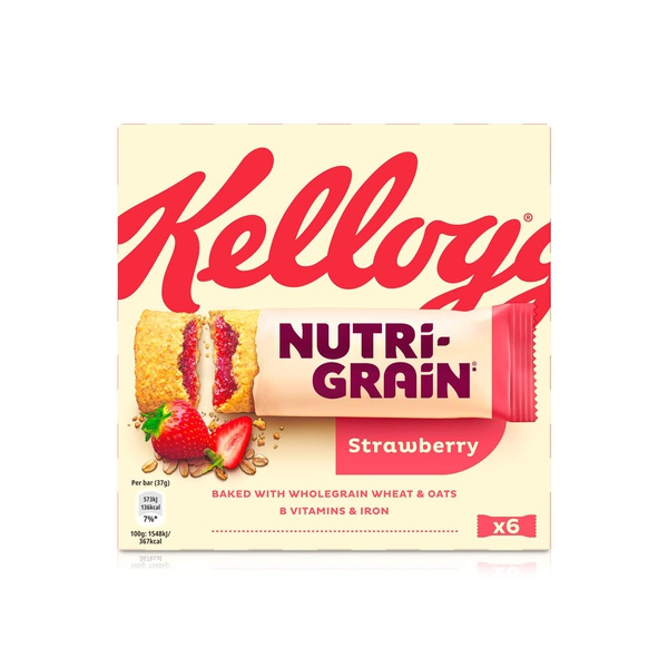 Kellogg's Nutrigrain Strawberry Bar 37g 6s