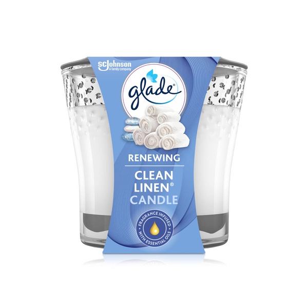 Buy Glade clean linen candle in UAE