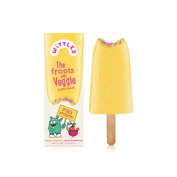 Wittles Frozen Mango, Raspberry, Carrot And Beetroot Ice Cream 60G