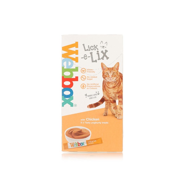 Buy Webbox Lick-E-Lix chicken yoghurt treats x5 in UAE