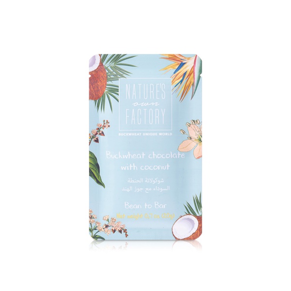 Nature's Own Factory Buckwheat Chocolate with Coconut 20g