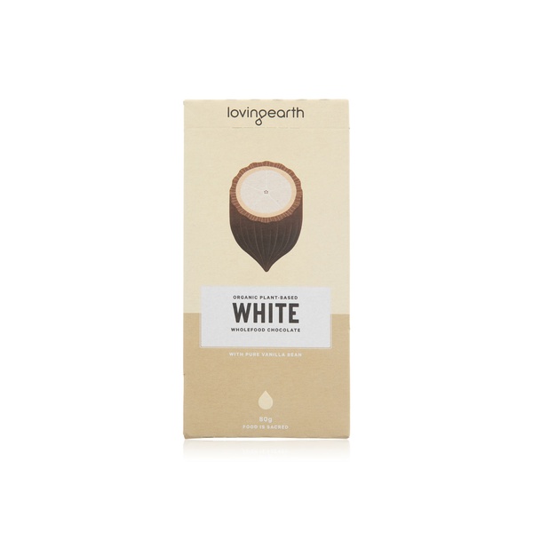Loving Earth White Chocolate 80g