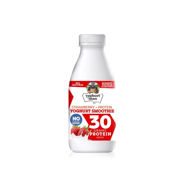 The Yoghurt Man Strawberry Protein Smoothie 300ml