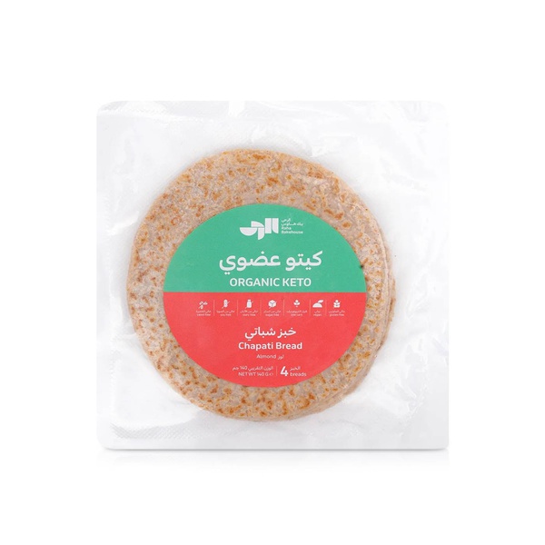Raha Bakehouse Organic Keto Chapati Breads x 4 140g