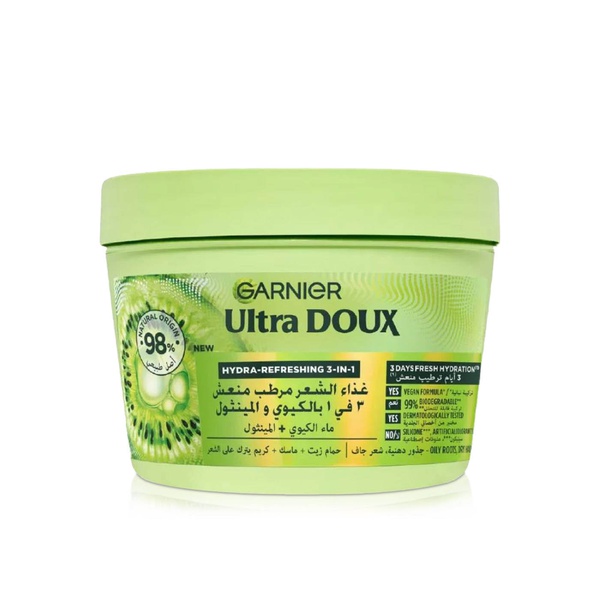 Garnier Ultra Doux Hair Food Kiwi Mask 390ml