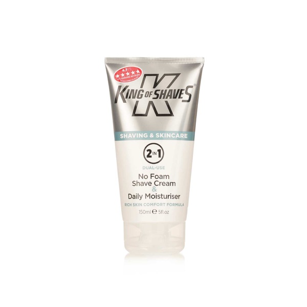 Buy King of Shaves 2 in 1 shave cream 150ml in UAE