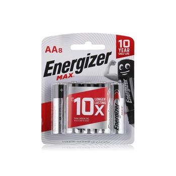 Energizer Max AA Batteries x 8