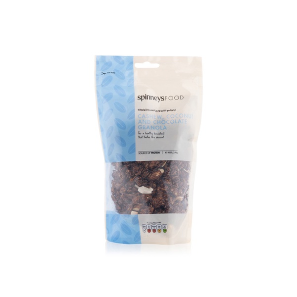 Buy SpinneysFOOD Cashew, Coconut and Chocolate Granola 250g in UAE