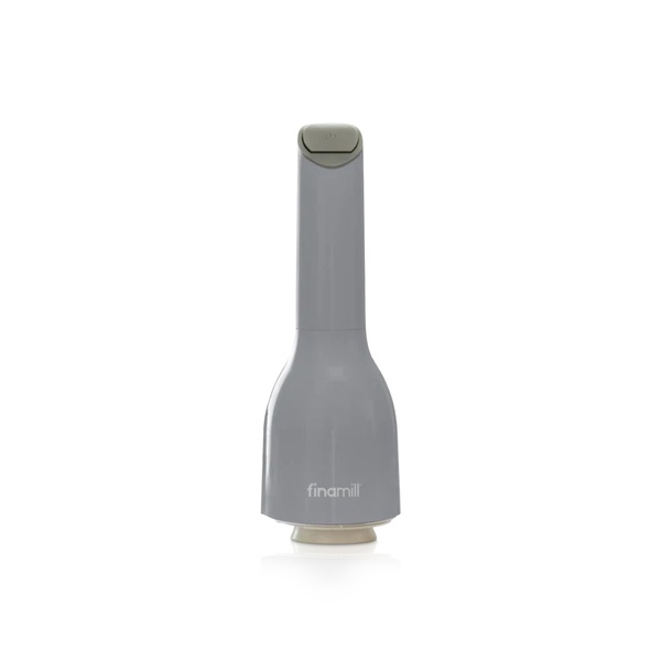 Finamill Battery-Powered Salt Pepper and Spice Grinder Stone Grey