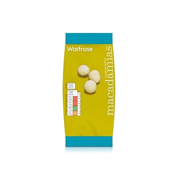 Waitrose Roasted Salted Macadamias 100g