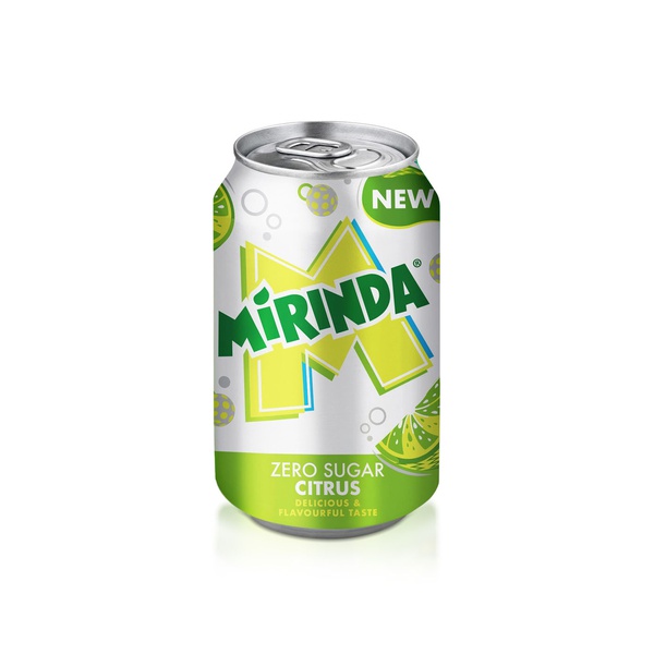 Mirinda Zero Sugar Citrus Soft Drink 360ml