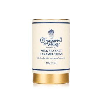 Charbonnel Et Walker Milk Sea Salt Caramel Thins 195g
