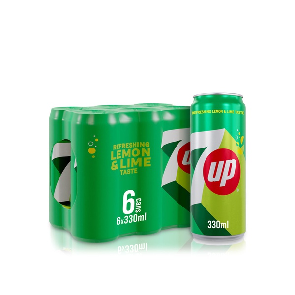 7UP Cans 330ml x 6