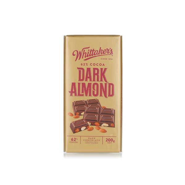 Whittakers dark almond chocolate 200g price in UAE | Spinneys UAE ...