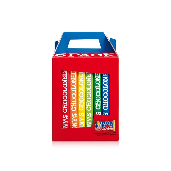 Tony's Chocolonely Rainbow Classics 180g x 6