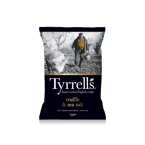 Tyrrells Truffle & Sea Salt Crisps 135g