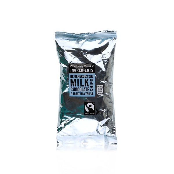 Waitrose Cooks' Ingredients Milk Chocolate Chips 100g