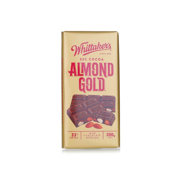 Whittaker's Almond Gold 33% Cocoa 200g