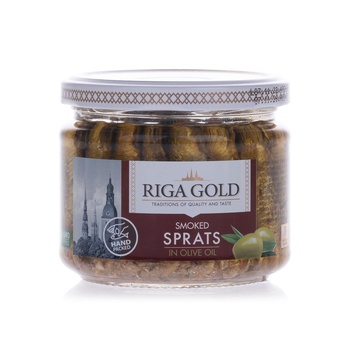 Riga Gold Smoked Sprats in Olive Oil 250g