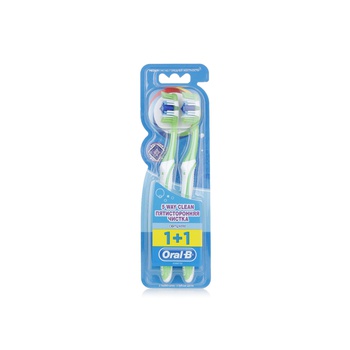 Oral-B Complete 5 Way Clean Toothbrush 2pieces Value Pack