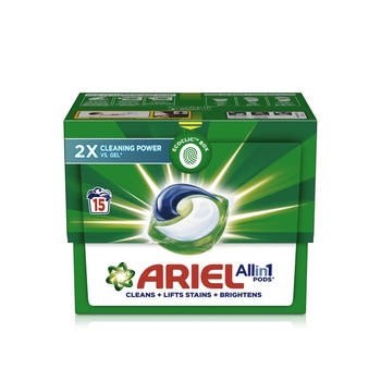 Ariel All in 1 Pods Original Scent Liquid Detergent x 15