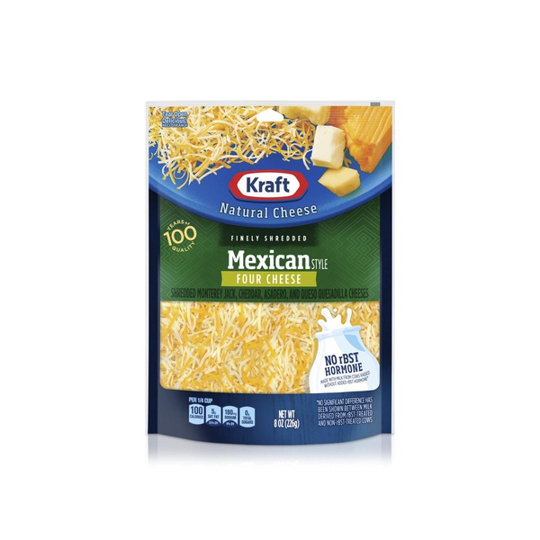 Kraft Shredded Mexican Four Cheese 226g