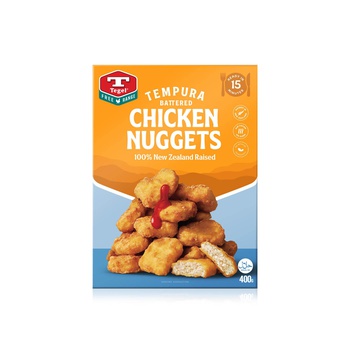 Tegel Frozen  Free Range Tempura Battered Chicken Nuggets 400G