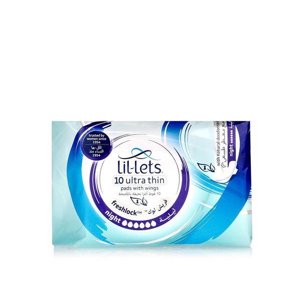 Lil-Lets Night Ula Pads with Wings x 10