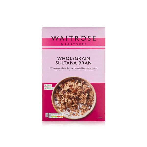Waitrose Essential Wholegrain Sultana Bran 750g