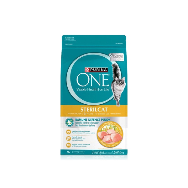 Purina One Sterilcat Chicken Cat Food 1.2kg