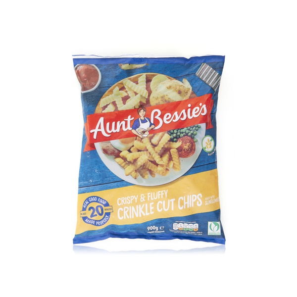 اشتري Aunt Bessies crinkle cut chips 900g في الامارات