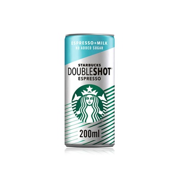 Starbucks Double Shot Espresso No Added Sugar 200ml