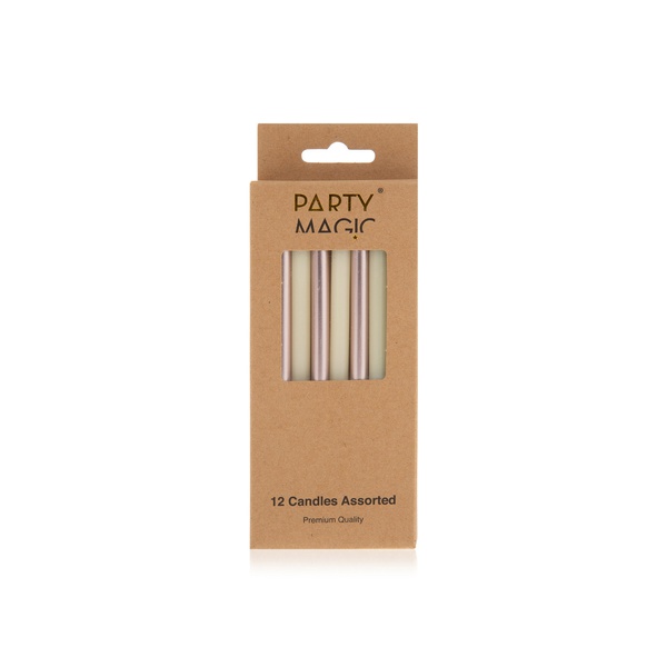 Party Magic Candles Assorted 12