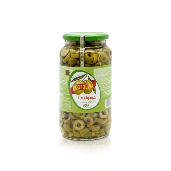 Coopoliva Green Olives Slices Jar 360g