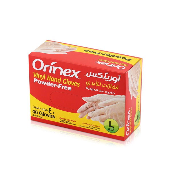 Orinex Clear Gloves Powder-Free Extra Large x 20