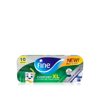 Fine Comfort 2ply XL Toilet Paper x 10