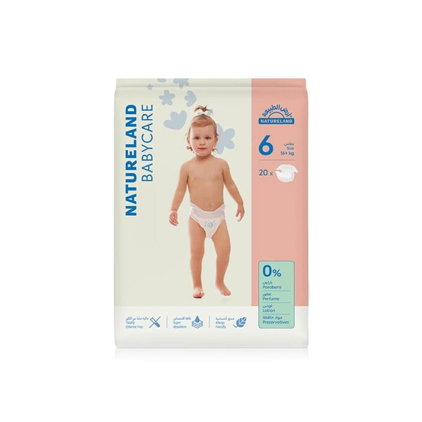 Natureland Babycare Size 6 Diapers x 20 (16+kg)