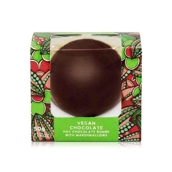 Cocoba Vegan Chocolate Hot Chocolate Bombe with Marshmallows 50g